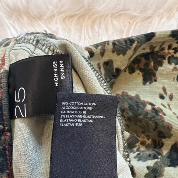 Anthropologie high waisted camo corduroy pants - Picture 8 of 13